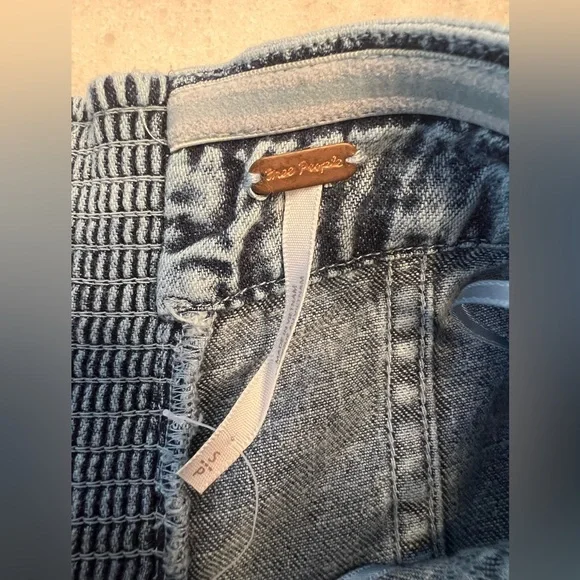 FREE PEOPLE Denim Blue Dress - Picture 3 of 4